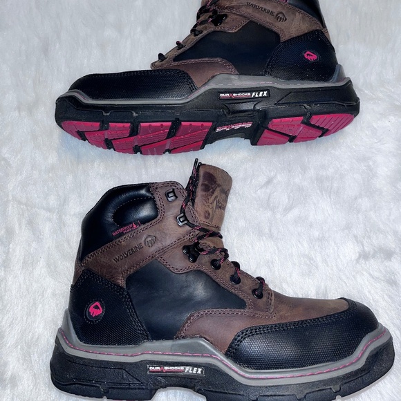 Wolverine Raider’s Dura Shocks Flex Water Proof Men’s Leather Boots Size 11M main image 4